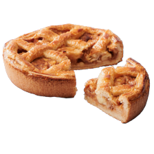Verse ambachtelijke appeltaart